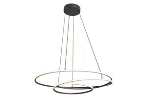 Závesné svietidlo Zuma Line ZEPHYRA P240842601 čierna 1xLED small 0