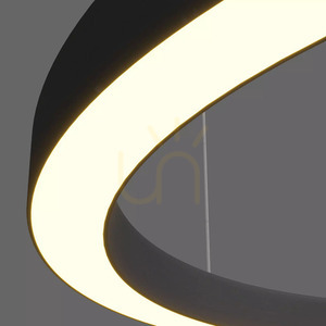 Aurum L LED luster s premenlivou farbou čierny PL0116-130-CCT-BK small 3