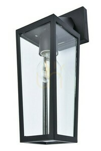Vonkajšie nástenné svietidlo Lutec PINE 5296602012 čierne 40 W IP44 small 0
