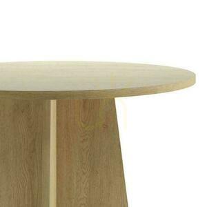 Okrúhly jedálenský stôl 100 cm CRANE Oak Cremona Torro small 5