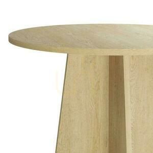 Okrúhly jedálenský stôl 100 cm CRANE Oak Cremona Torro small 7