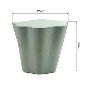 Bočný stôl 49 cm FIOR Sage s leskom small 5