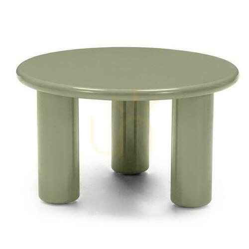 Skontrolujte Konferenčný stolík 60 cm LECREL Green Olive s leskom