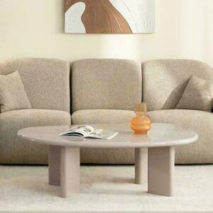 Konferenčný stolík 130 cm NADIN Prírodné drevo s leskom small 1