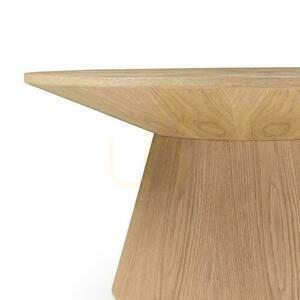 Konferenčný stolík 90 cm ORB Prírodná dubová dyha small 3