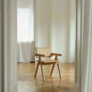 Drevená stolička RENE z prírodného ratanu s lepením Wiener Bonding small 1