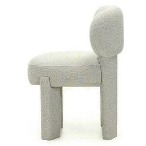 Súprava 2 čalúnených stoličiek SAMMA Gray-Beige, Boucle small 2