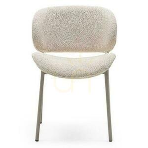 Súprava 2 čalúnených stoličiek SUKRA Beige Boucle small 4