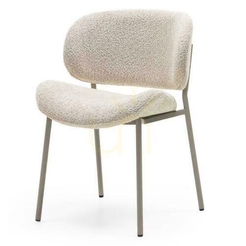 Skontrolujte Súprava 2 čalúnených stoličiek SUKRA Beige Boucle
