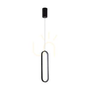 V-TAC 13W LED závesné svietidlo čierne VT-7829 4000K 1500lm small 0