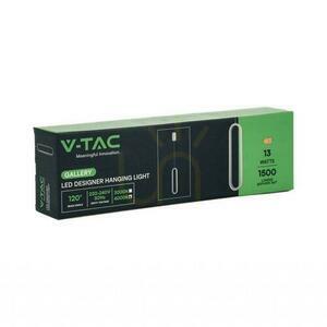 V-TAC 13W LED závesné svietidlo čierne VT-7829 3000K 1500lm small 2