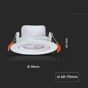 LED sieťka V-TAC 7W biele stropné svietidlo 3v1 VT-2707CCT 3000K-4000K-6500K 510lm 5 rokov záruka 4 LED sieťka V-TAC 7W biele stropné svietidlo 3v1 VT-2707CCT 3000K-4000K-6500K 510lm 5 rokov záruka small 4