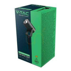 LED V-TAC 10W IP65 VT-80070 3000K 880lm poháňané záhradné zemné svietidlo 2 roky záruka small 4