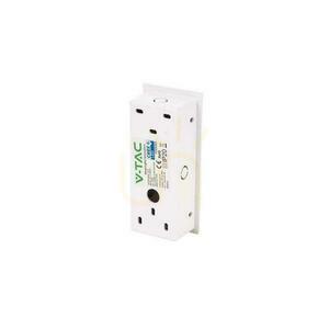 LED svietidlo V-TAC 2W COB CREE nástenná lampa biela hotelová posteľ spínač VT-88061-W 3000K 76lm small 2