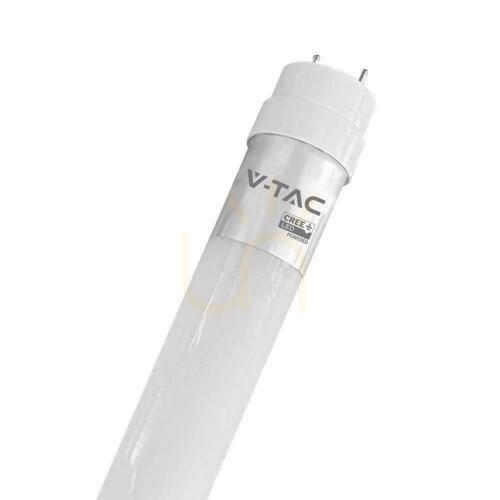 Skontrolujte LED žiarivka T8 V-TAC CREE CHIP 150cm 20W G13 nano plast 100Lm/W VT-151 3000K 2100lm 6 rokov záruka