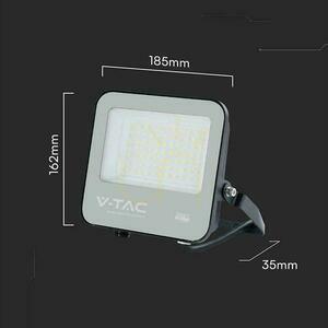 V-TAC CREE CHIP 50W LED projektor 135lm/W čierne puzdro sivé sklo IP65 VT-4455 3000K 6750lm 6 rokov záruka small 4