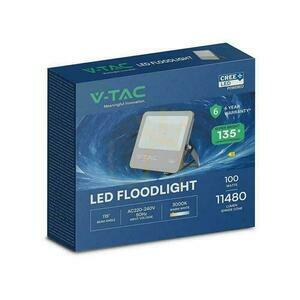 LED projektor V-TAC CREE CHIP 100W 135lm/W čierne puzdro kábel 1m IP65 VT-44101 3000K 13500lm 6 rokov záruka small 4