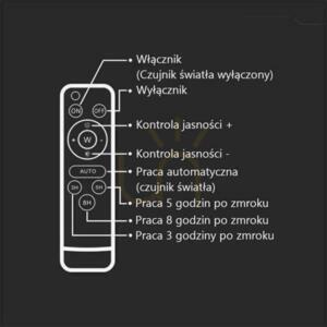 V-TAC 100W CCT solárny LED projektor diaľkový automatický časovač IP65 čierny VT-104W 1000lm 3 roky záruka small 9