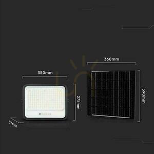 V-TAC 400W CCT solárny LED projektor diaľkový automatický časovač IP65 čierny VT-404W 3000lm 3 roky záruka small 4
