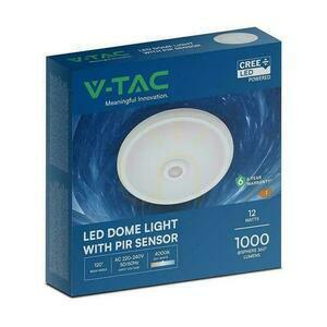 LED plafón V-TAC CREE CHIP 12W pohybový senzor VT-13 4000K 900lm 6 rokov záruka small 5