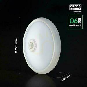 LED plafón V-TAC CREE CHIP 12W pohybový senzor VT-13 4000K 900lm 6 rokov záruka small 6