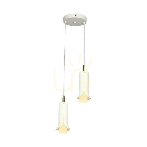 Skontrolujte V-TAC 2X10W LED závesné svietidlo 177x20cm biele, zlaté VT-89026 3000K 1200lm
