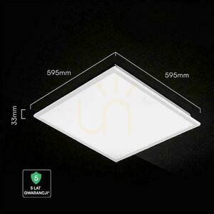 LED panel V-TAC 40W 600x600 podsvietenie 33mm 120Lm/W VT-61042 6500K 4800lm 5 rokov záruka 2 LED panel V-TAC 40W 600x600 podsvietenie 33mm 120Lm/W VT-61042 6500K 4800lm 5 rokov záruka small 2