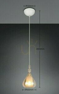 Závesné svietidlo Trio ALDEA 349400113 small 6