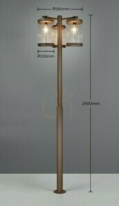 Trio SAMBESI IP44 Osvetľovacia tyč 404160324 small 3