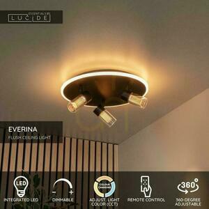 Plafón Lucide EVERINA čierny LED 40 cm 3x5W 00131/40/30 small 2