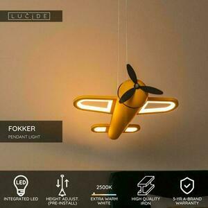 Závesné svietidlo Lucide Fokker LED 26W 230 V do detskej izby 77490/26/34 small 1