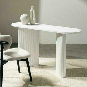 Písací stôl 140 cm ALREQUIN White small 1