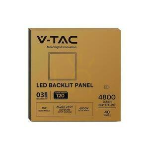 LED panel V-TAC 40W 600x600 slim 18mm 120Lm/W VT-61041 6500K 4800lm 3 roky záruka small 4