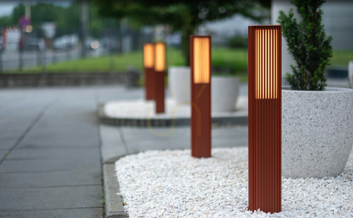 Skontrolujte Vonkajšia stojacia lampa NORLYS ASTRID 2208AL sivá 10,6W LED DALI2 IP65
