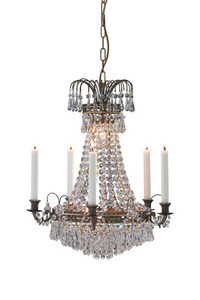 Luster Markslojd LACKO 6-ramenný transparentný kovový 48 cm 100642 small 0