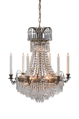 Skontrolujte Luster Markslojd LACKO 7-ramenný transparentný kovový 54 cm 100649