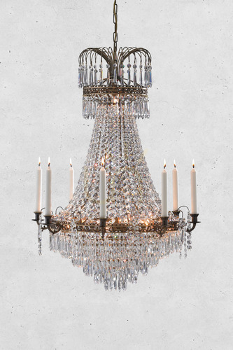 Skontrolujte Luster Markslojd LACKO 9-ramenný transparentný kovový 66 cm 100659