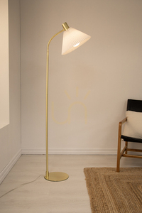 Podlahová lampa Markslojd MIRA 108569 biela kovová 145 cm small 1