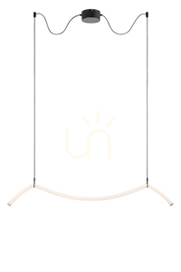 Závesné svietidlo Markslojd Melt LED čierne oceľové 112 cm 108873 small 0