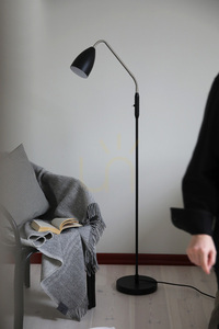 Podlahová lampa Markslojd PATRO 108886 LED čierna oceľ 140 cm small 1