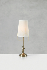 Stolová lampa Markslojd Noble 56 cm mosadz biela oceľ 108969 small 1