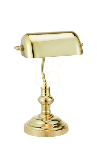 Skontrolujte Stolová lampa Markslojd BANKERS mosadz oceľ 42 cm 108977