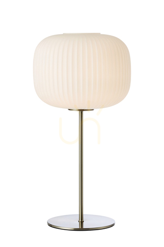 Skontrolujte Stolová lampa Markslojd SOBER 109007 biela saténový nikel 50 cm