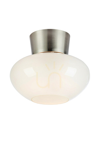 Plafón Markslojd Malaga 1L biela/saténový nikel oceľ 25 cm 109025 small 0