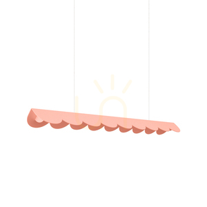 BISCUIT 100 broskyňová LED 3000K závesná lampa small 0