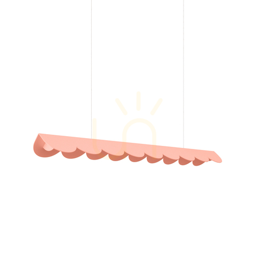 Skontrolujte BISCUIT 100 broskyňová LED 4000K závesná lampa