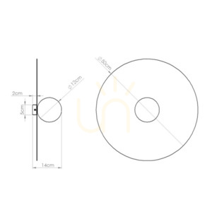 Nástenné svietidlo AKE 50 taupe small 5