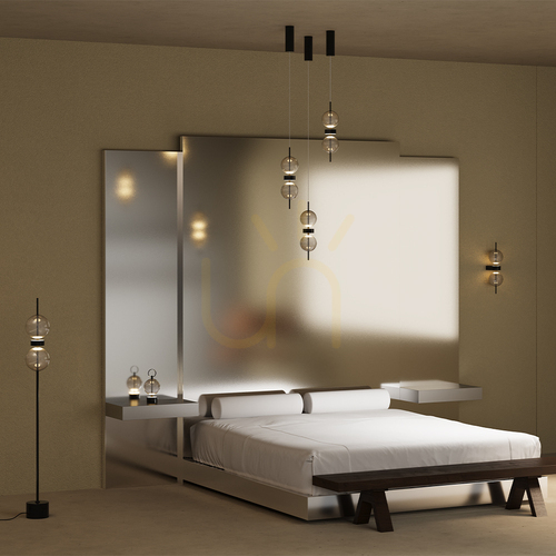 Skontrolujte Stojacia lampa Maytoni MOON čierna dymové sklo LED stmievateľná MOD478FL-L15B3K