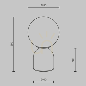 TAVO MOD453TL-01BG stolová lampa Maytoni small 4