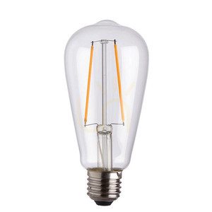 LED žiarovka E27 Endon priehľadná sklenená hruška 2W small 3